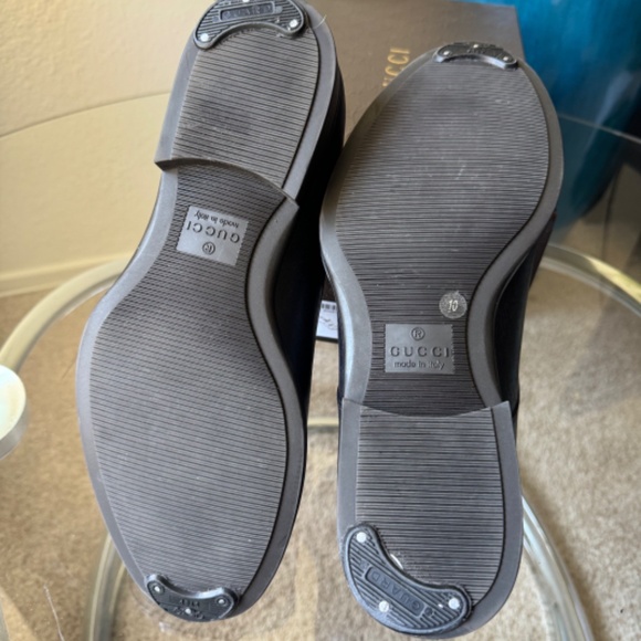 GUCCI NAVY DOUBLE MONK STRAP CAP TOE - Picture 10 of 12